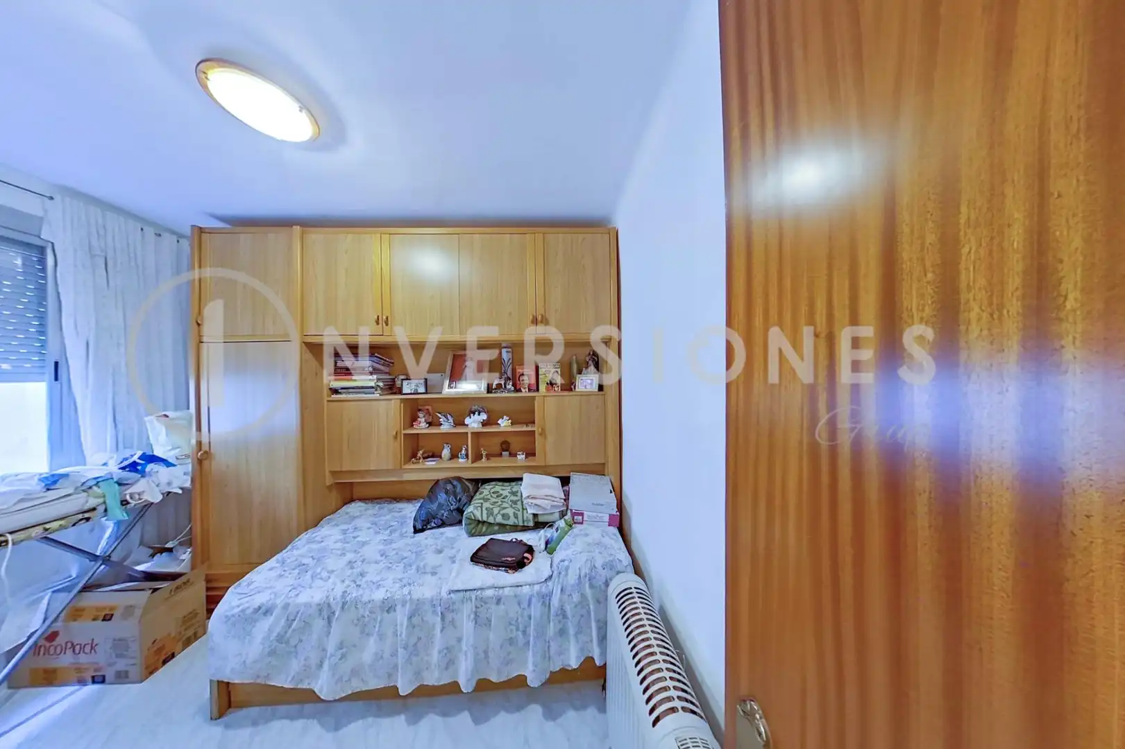 Bedroom of Flat for sale in Sabadell  with Air Conditioner and Balcony
