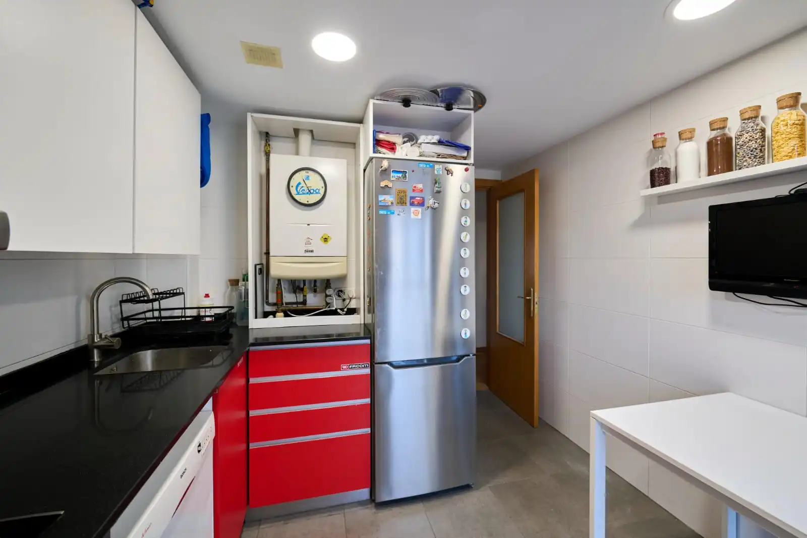 Kitchen of Flat for sale in Berrioplano / Berriobeiti  with Air Conditioner and Heating