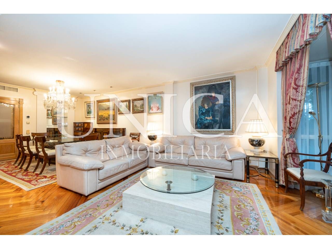 Sala d'estar de Dúplex en venda en  Madrid Capital amb Aire condicionat, Calefacció i Terrassa