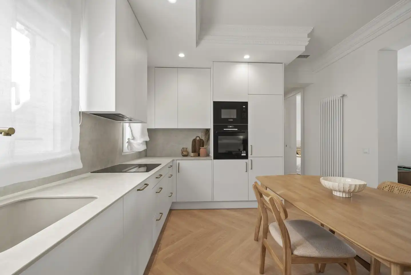 Kitchen of Flat for sale in Madrid  with Air Conditioner, Heating and Furnished