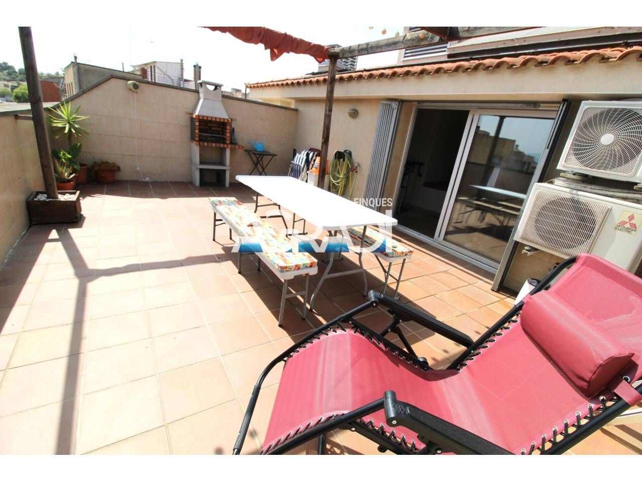 Terrace of Duplex for sale in Cardedeu  with Air Conditioner, Heating and Parquet flooring