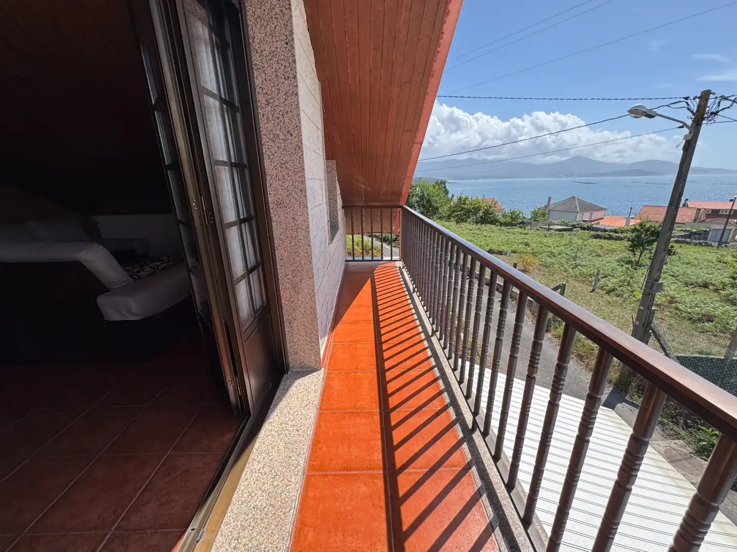 Terrassa de Casa o xalet en venda en Muros amb Calefacció, Jardí privat i Terrassa