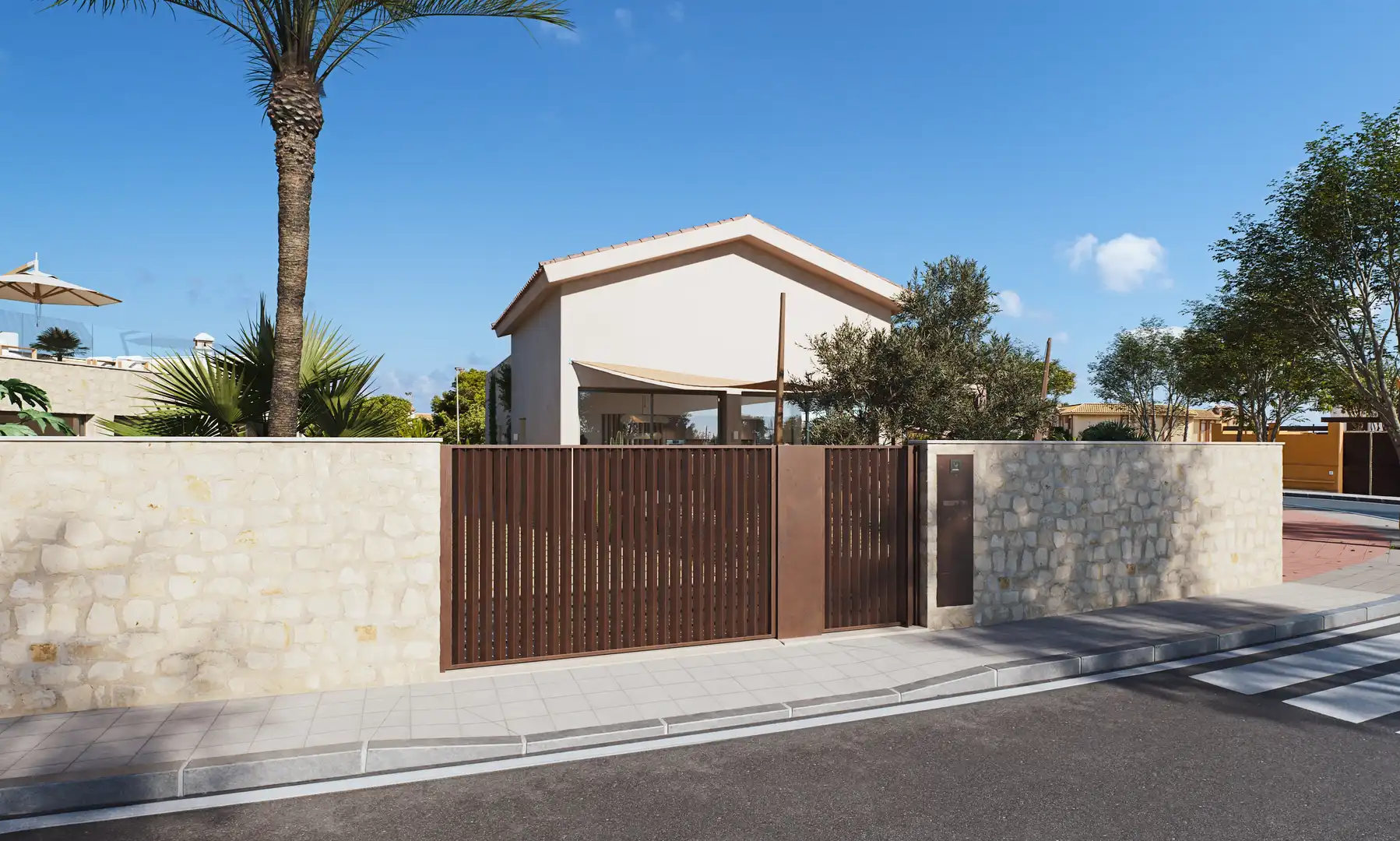 Vista exterior de Finca rústica en venta en Cartagena con Aire acondicionado y Piscina