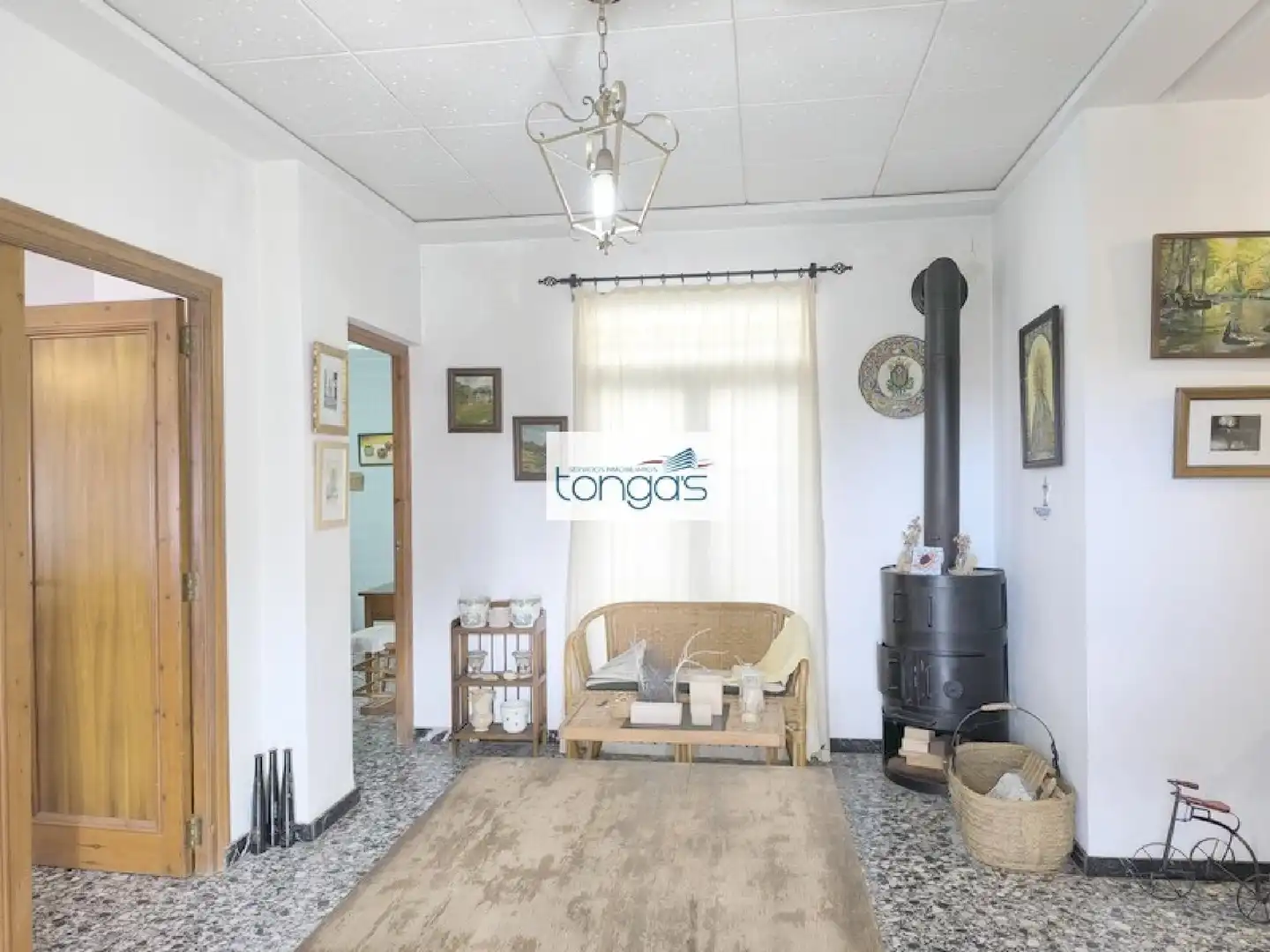 Sala d'estar de Casa o xalet en venda en Xàtiva amb Aire condicionat, Calefacció i Jardí privat