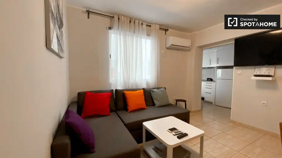 Sala de estar de Piso de alquiler en Mislata con Aire acondicionado, Calefacción y Amueblado