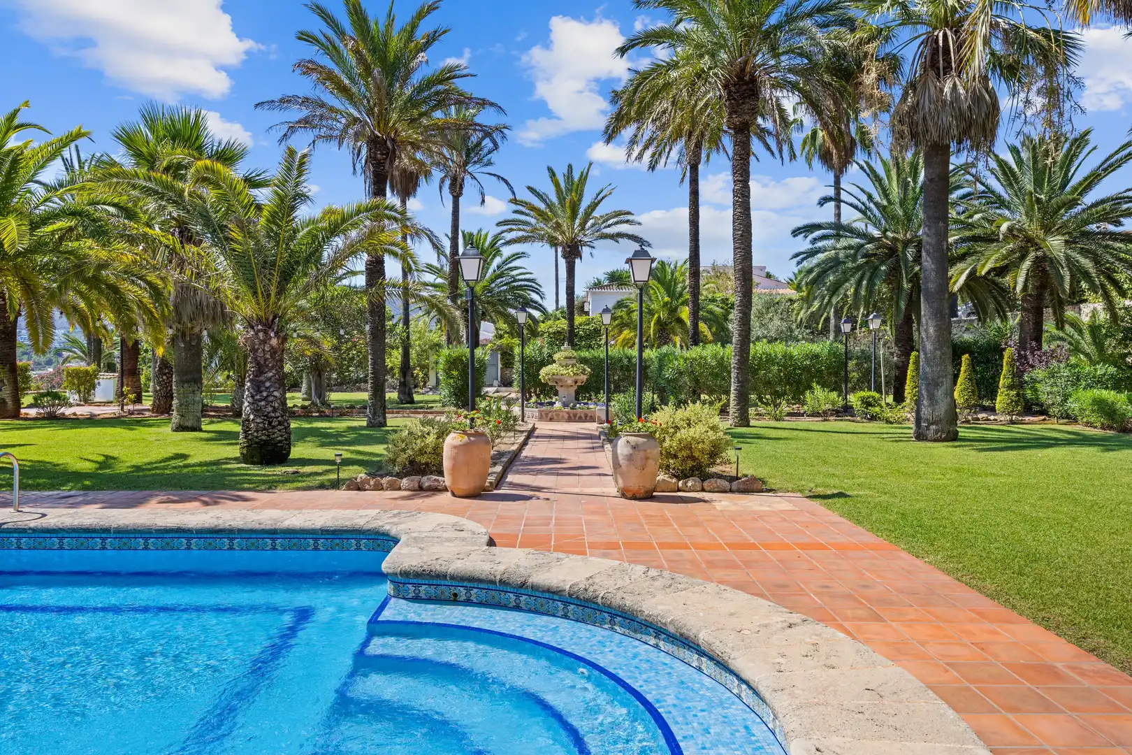 Garden of Houses for sale in Jávea / Xàbia  with Air Conditioner