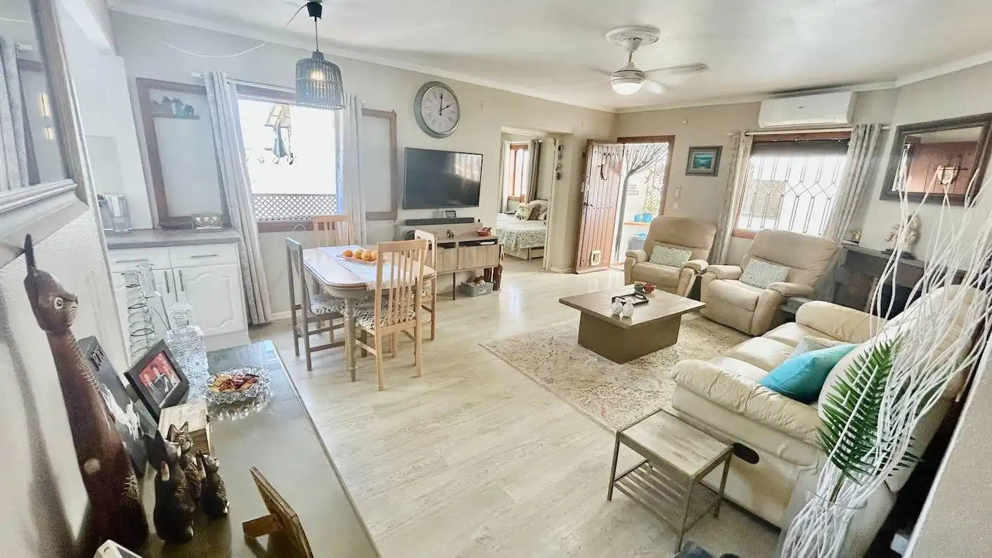 Living room of Flat for sale in Benalmádena  with Heating, Private garden and Terrace