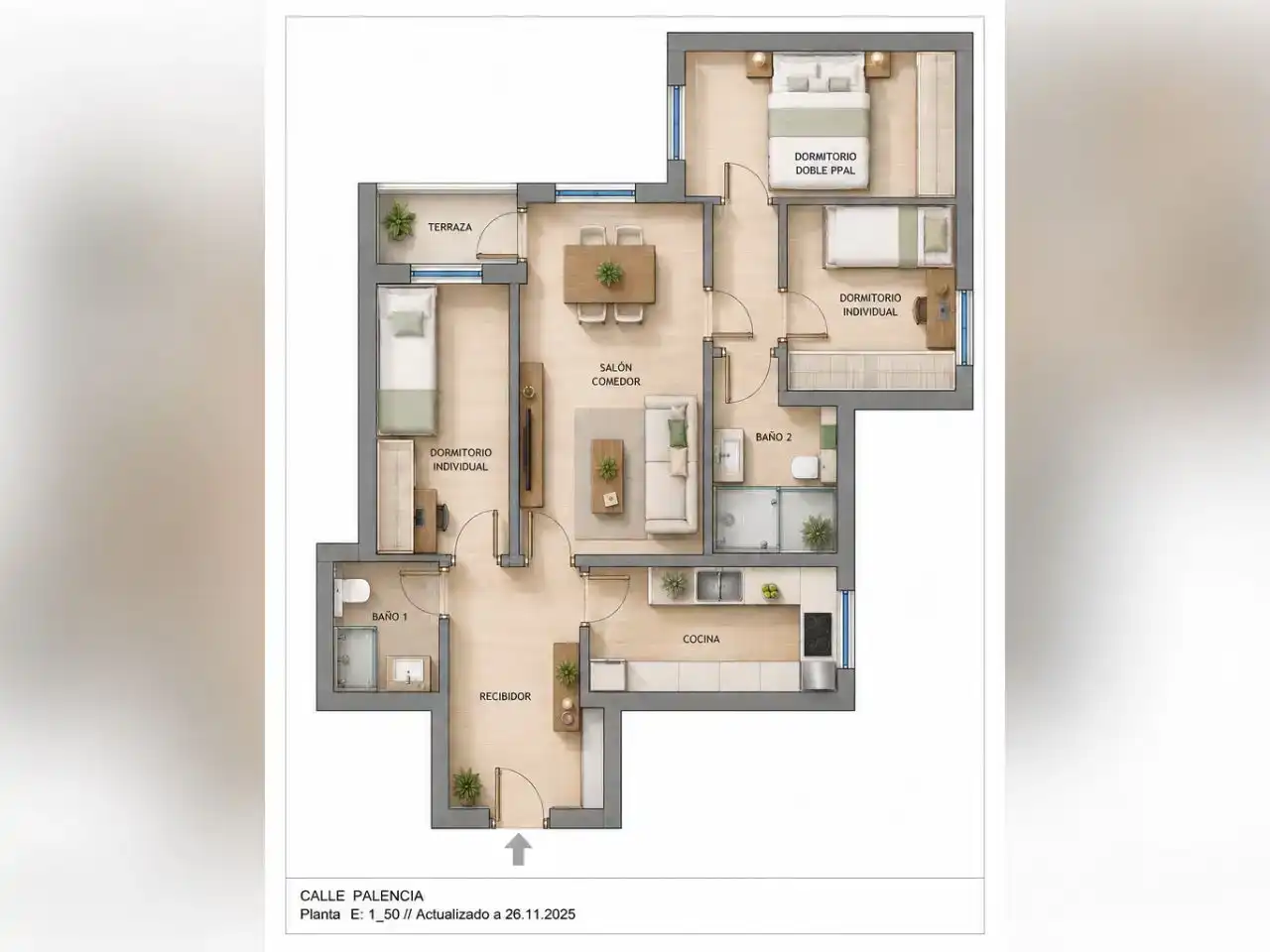 Piso en venta en  Madrid Capital con Aire acondicionado, Terraza y Balcón