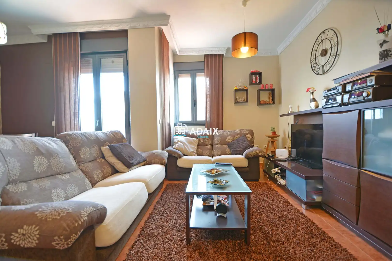 Sala de estar de Piso en venta en Cáceres con Aire acondicionado, Calefacción y Terraza