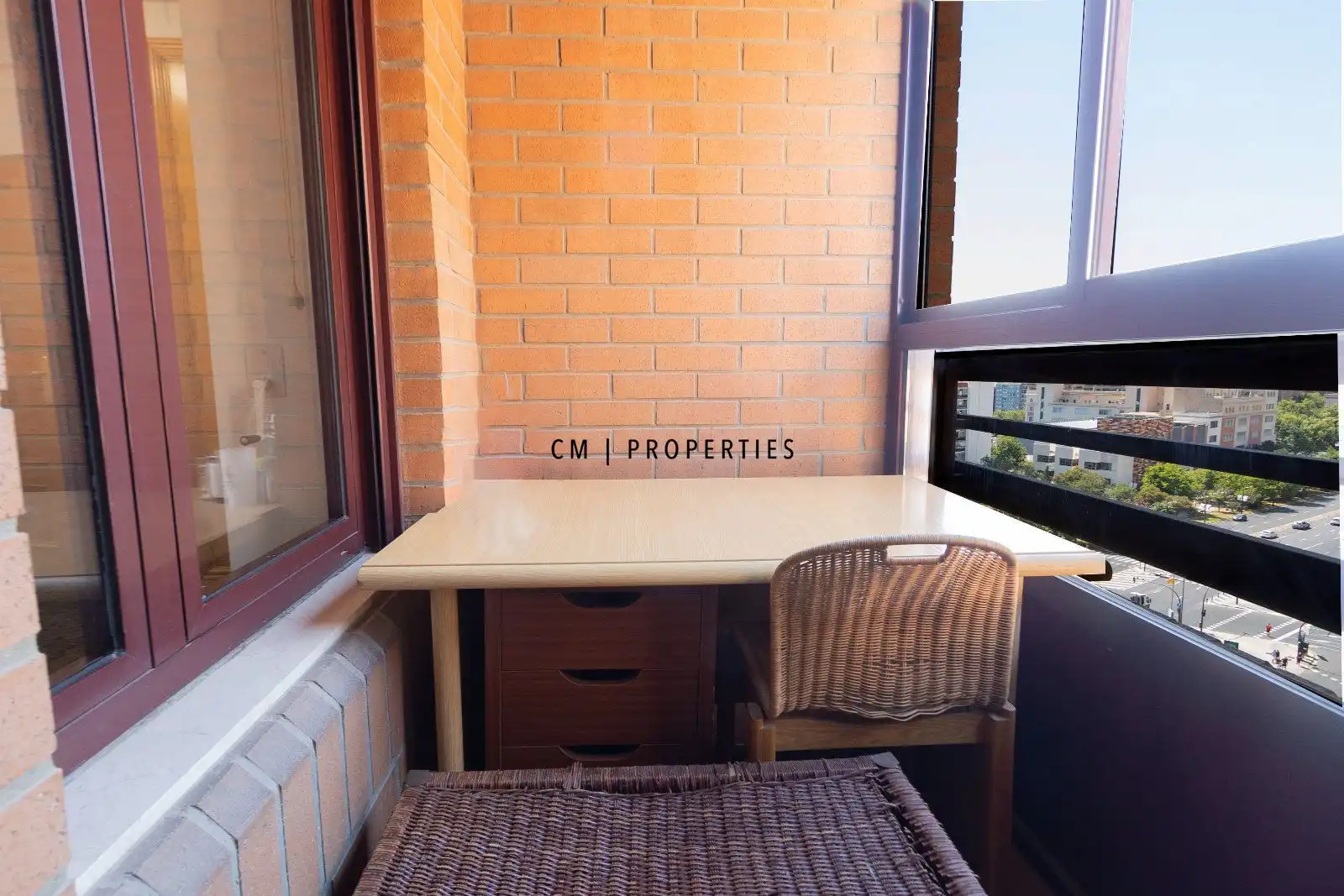 Balcony of Flat for rent in Valencia  with Air Conditioner, Heating and Terrace