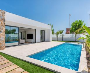 Swimming pool of House or chalet for sale in San Javier  with Air Conditioner, Heating and Swimming Pool