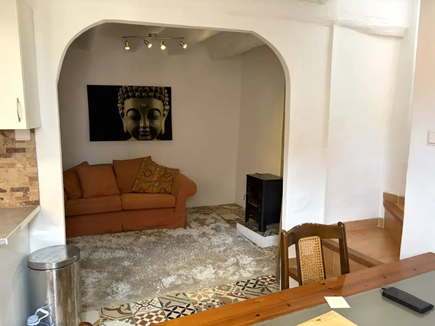 Sala de estar de Casa adosada en venta en Rasquera