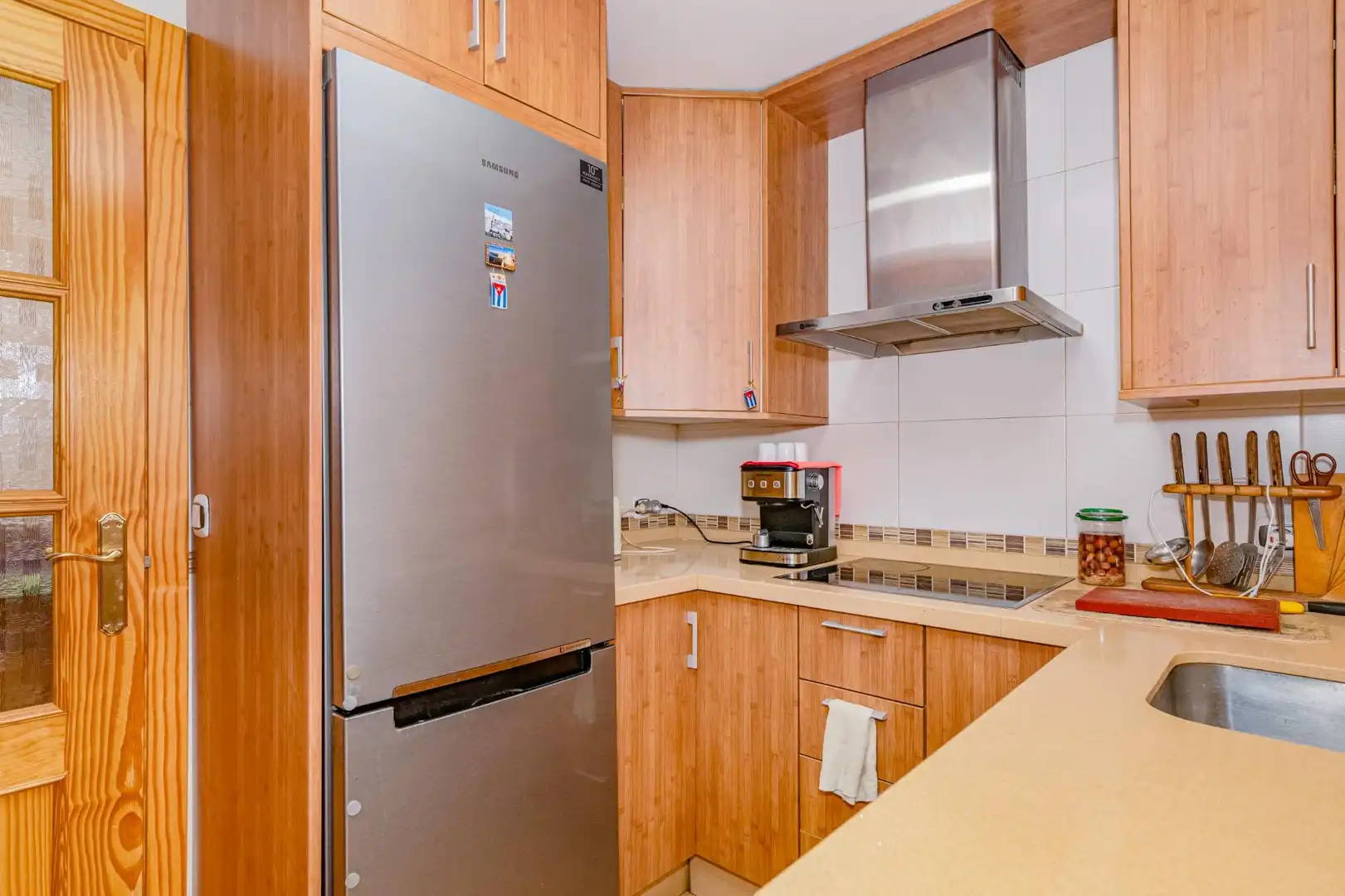 Kitchen of Flat for sale in La Zubia  with Air Conditioner