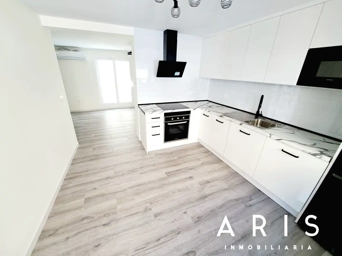 Cocina de Piso de alquiler con opción a compra en Alhaurín de la Torre con Aire acondicionado