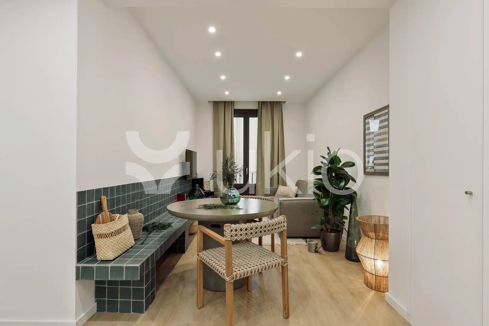Wohnzimmer von Wohnungen zur Miete in Barcelona mit Klimaanlage, Heizung und Möbliert