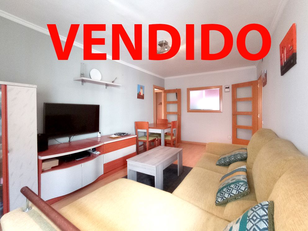 Living room of Flat for sale in La Llagosta  with Parquet flooring, Furnished and Balcony