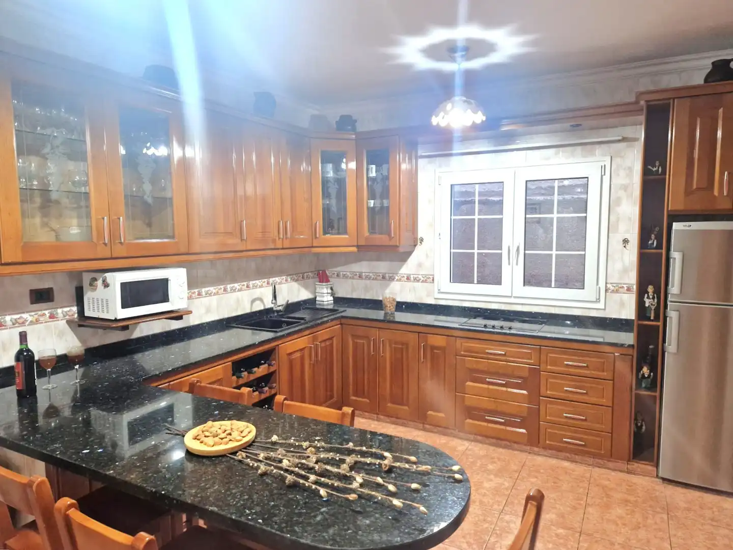 Cocina de Casa o chalet en venta en Vega de San Mateo con Jardín privado, Terraza y Internet
