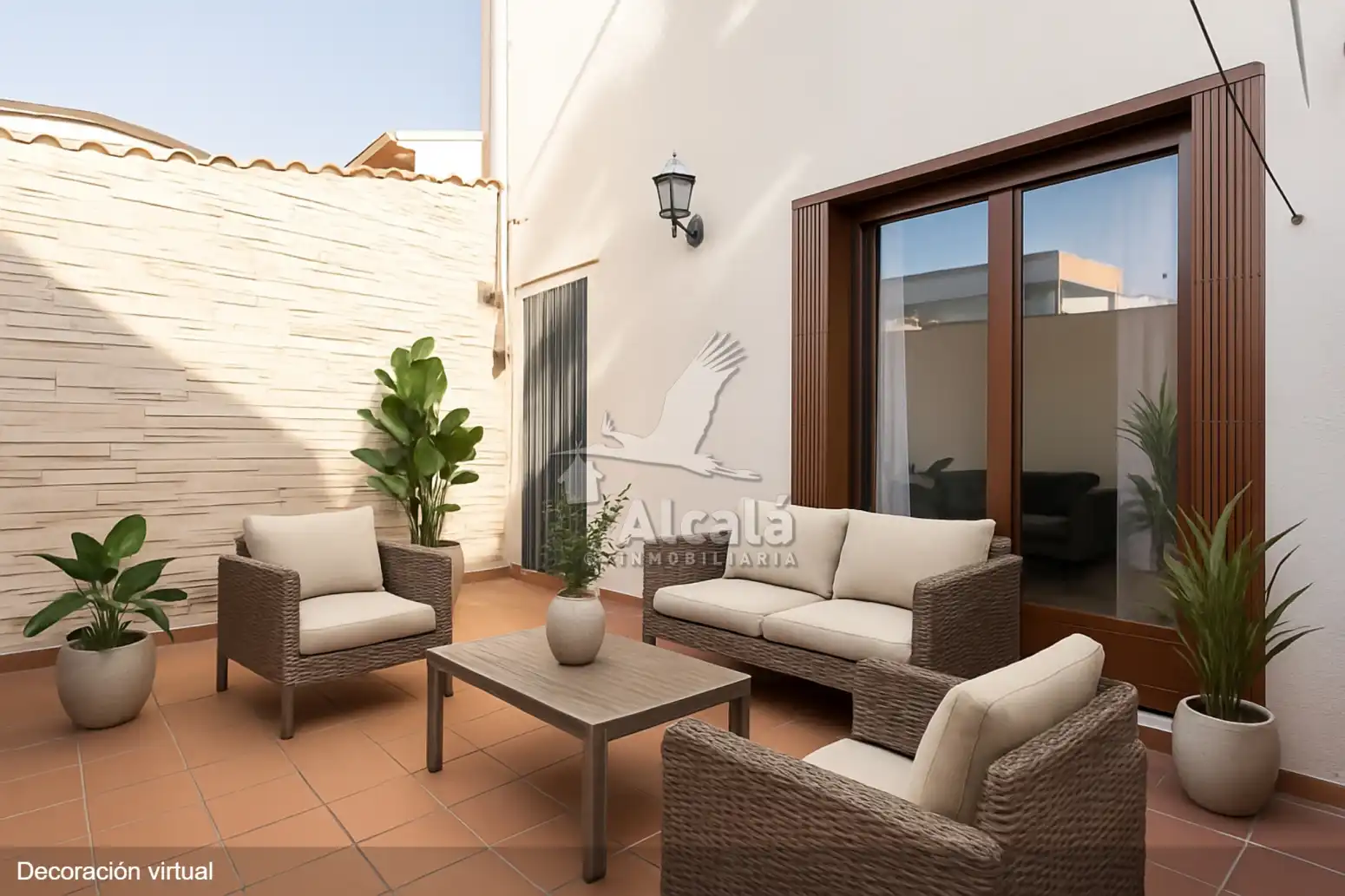 Terraza de Piso en venta en Meco con Calefacción, Parquet y Amueblado