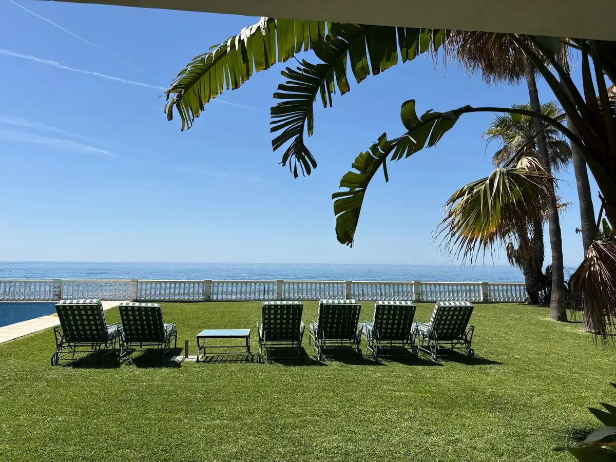 Jardí de Casa o xalet de lloguer en Estepona amb Aire condicionat, Jardí privat i Terrassa