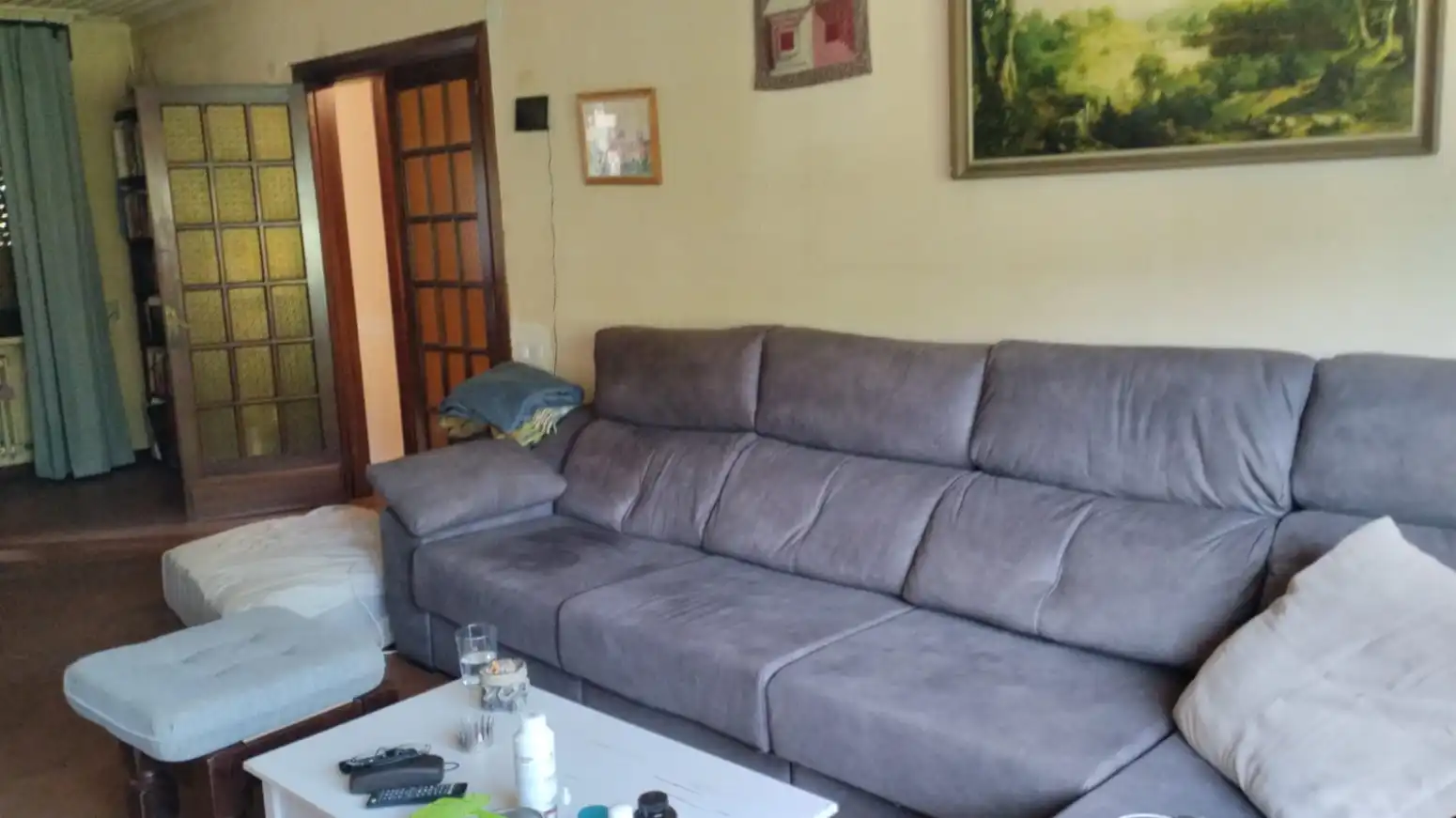 Sala de estar de Casa o chalet en venta en Pradillo con Calefacción, Jardín privado y Terraza