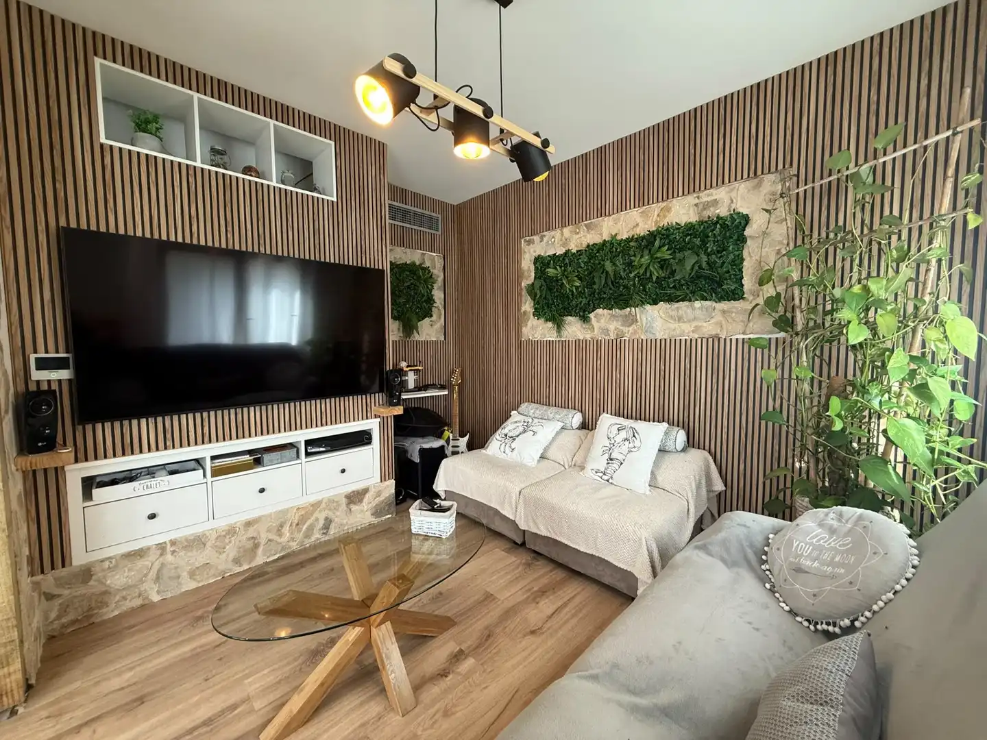 Sala de estar de Casa o chalet en venta en Caldes de Malavella con Calefacción, Jardín privado y Terraza