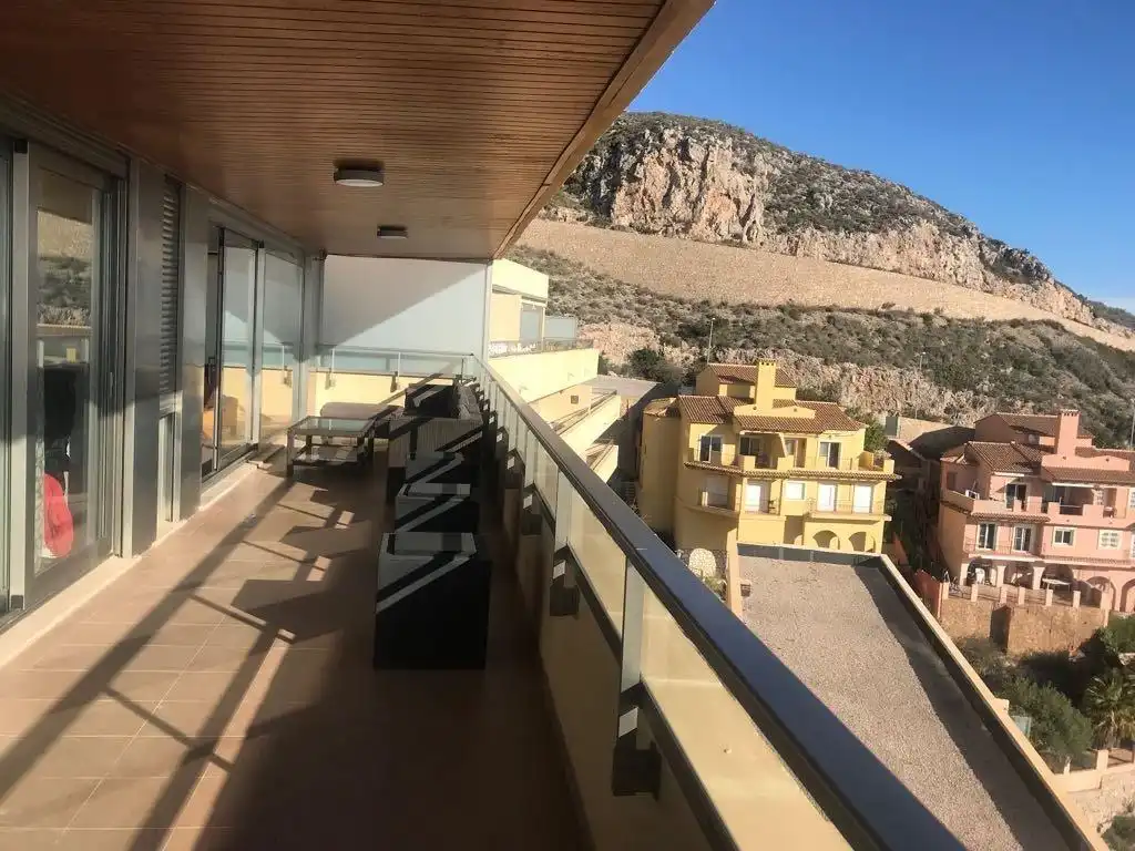 Terrasse von Wohnung zur Miete in Cullera mit Klimaanlage, Terrasse und Möbliert