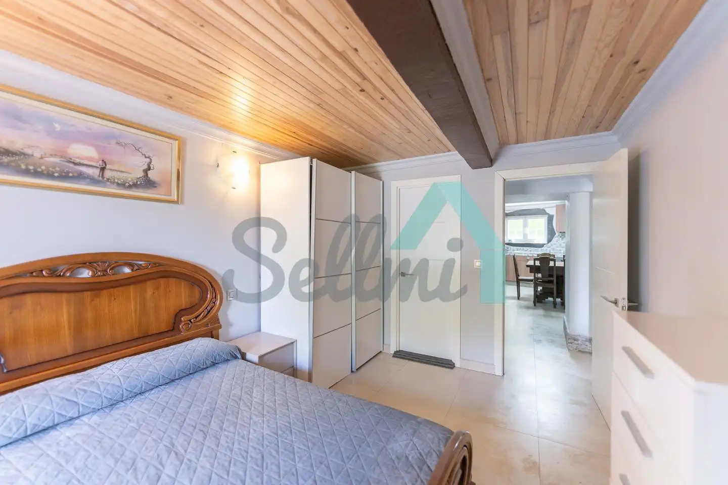 Bedroom of Houses for sale in Coaña  with Heating, Terrace and Furnished