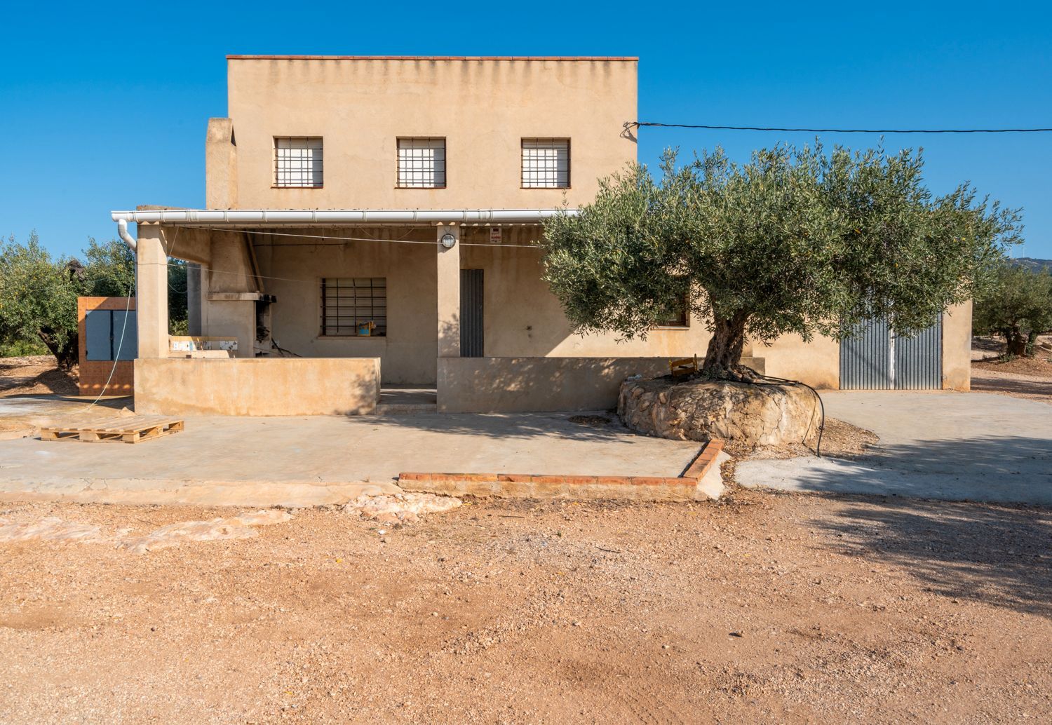Exterior view of Country house for sale in Camarles  with Storage room and Furnished