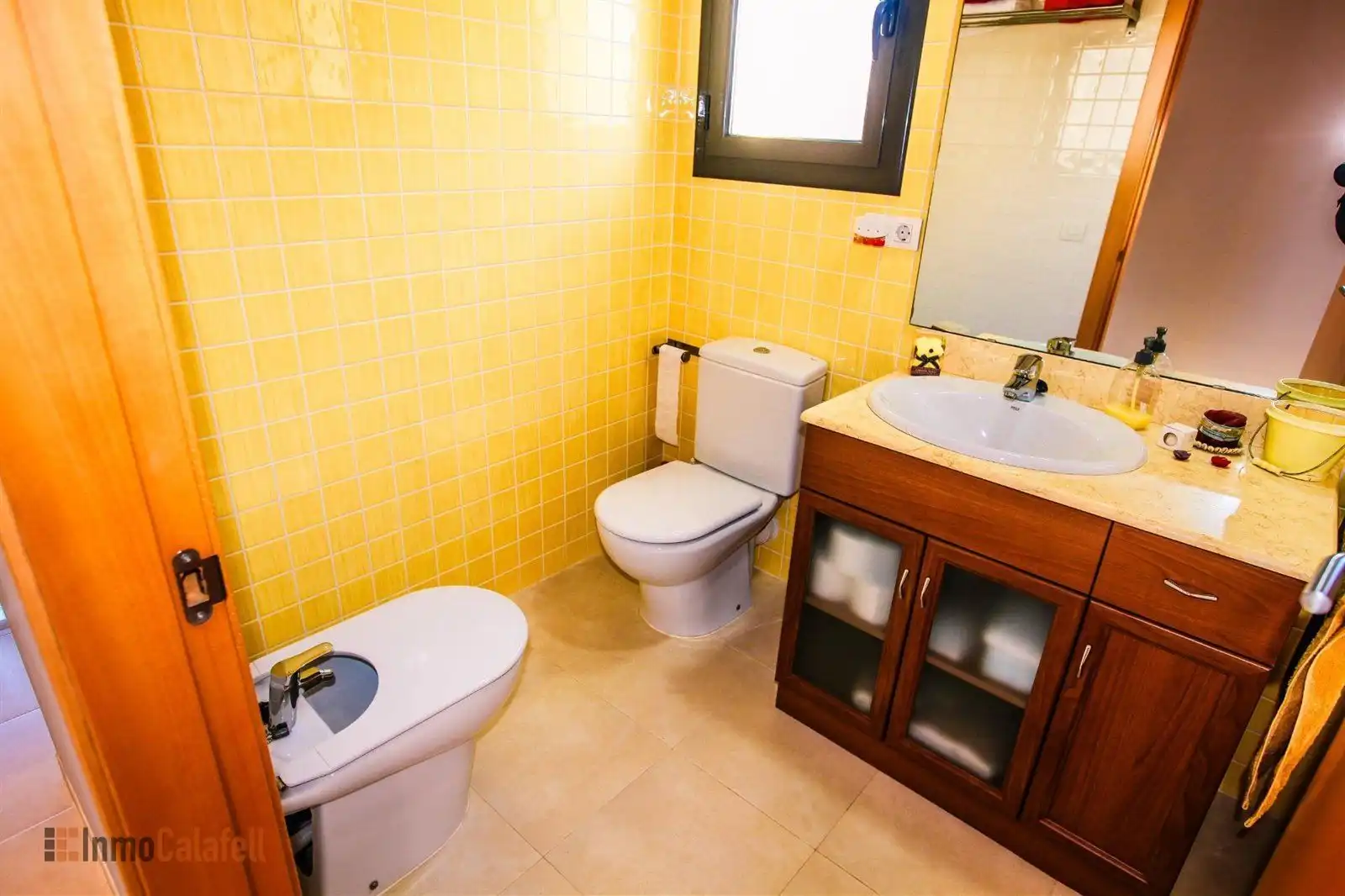 Badezimmer von Haus oder Chalet zur Miete in Calafell mit Klimaanlage, Heizung und Terrasse