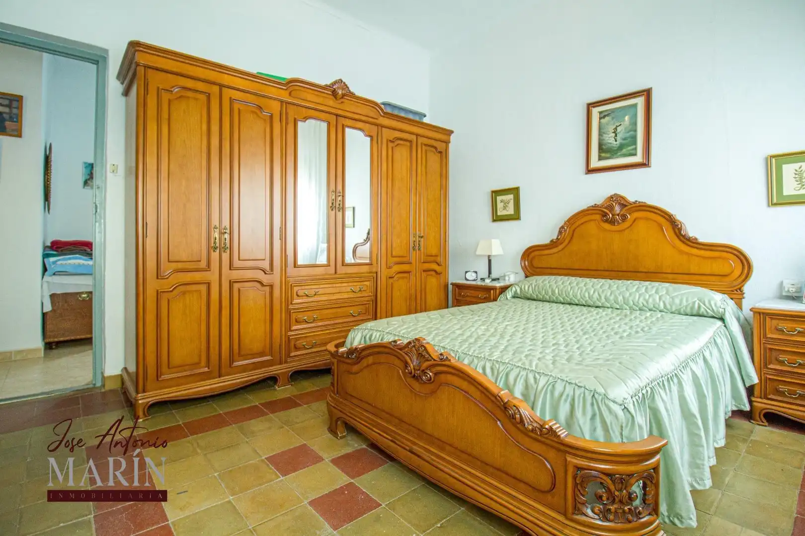 Dormitori de Casa adosada en venda en Badajoz amb Aire condicionat, Jardí privat i Terrassa