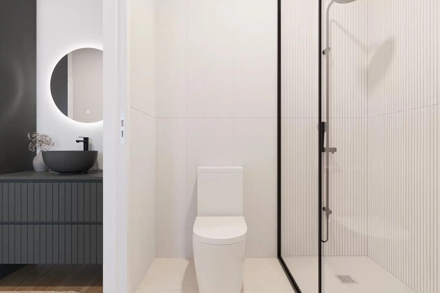 Bathroom of Houses for sale in Sant Vicenç Dels Horts  with Air Conditioner, Heating and Terrace