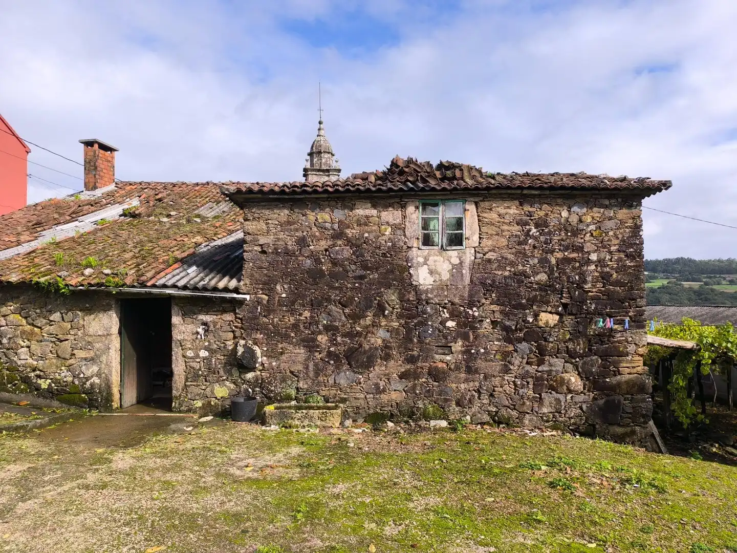 Vista exterior de Casa o chalet en venta en Santiago de Compostela  con Jardín privado