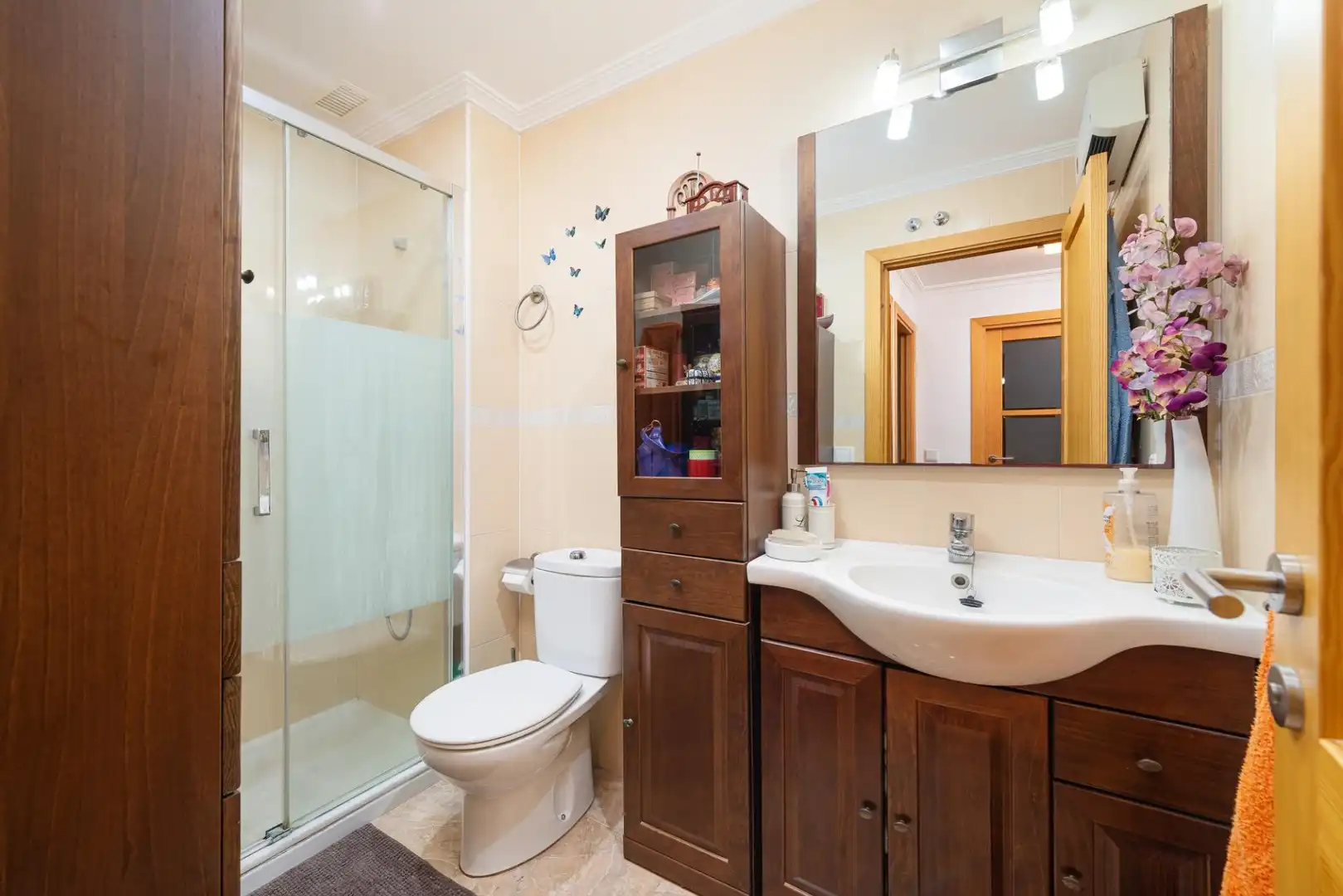 Badezimmer von Wohnungen zum Verkauf in Alcúdia mit Klimaanlage, Heizung und Terrasse