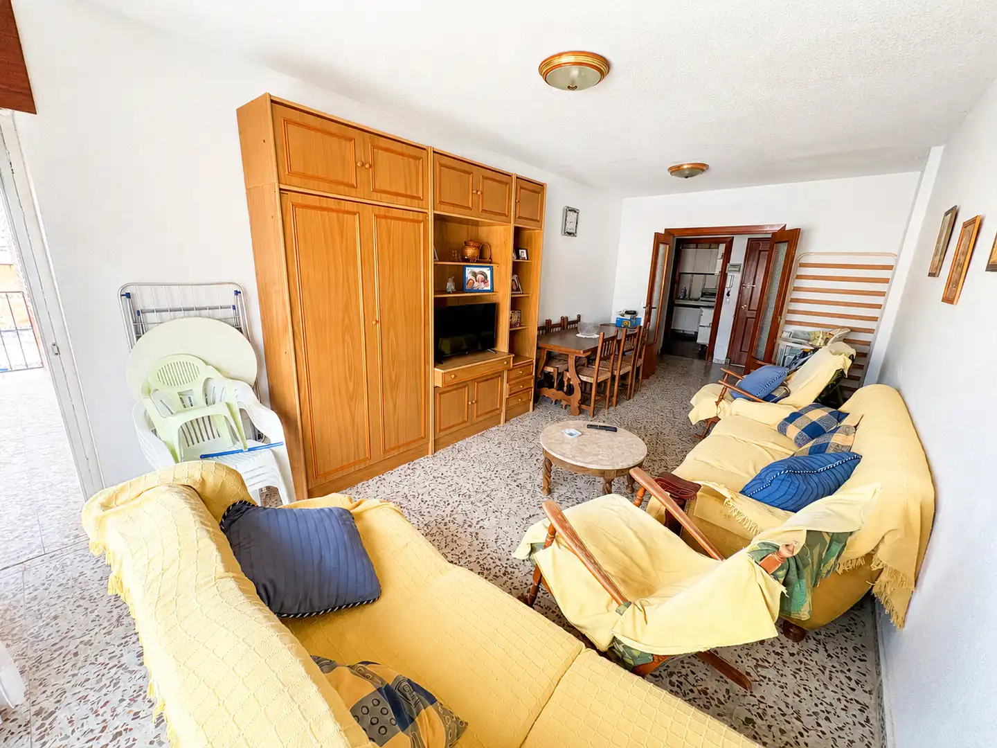 Sala de estar de Piso en venta en Mazarrón con Amueblado