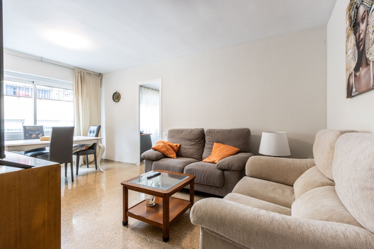 Sala d'estar de Pis en venda en Terrassa amb Aire condicionat, Calefacció i Balcó