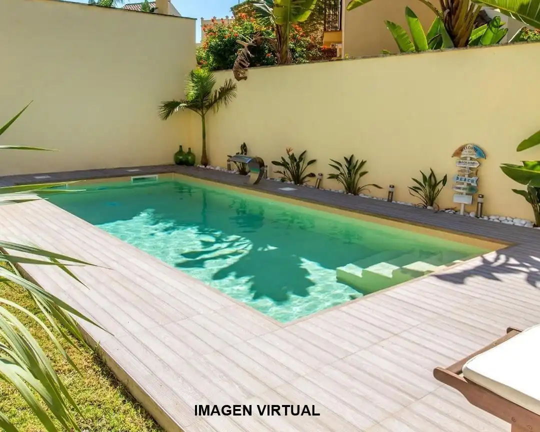 Piscina de Planta baixa en venda en Barcelona amb Aire condicionat, Calefacció i Jardí privat