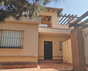 Exterior view of Single-family semi-detached for sale in Fuente Álamo de Murcia  with Private garden, Terrace and Storage room