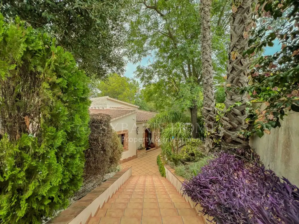 Exterior view of Houses for sale in Dénia  with Air Conditioner, Private garden and Terrace