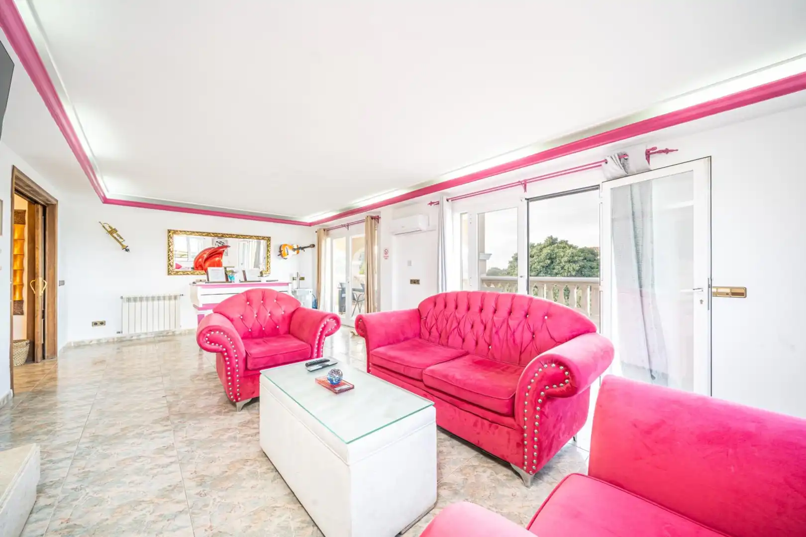 Sala de estar de Casa o chalet en venta en  Palma de Mallorca con Aire acondicionado, Calefacción y Jardín privado