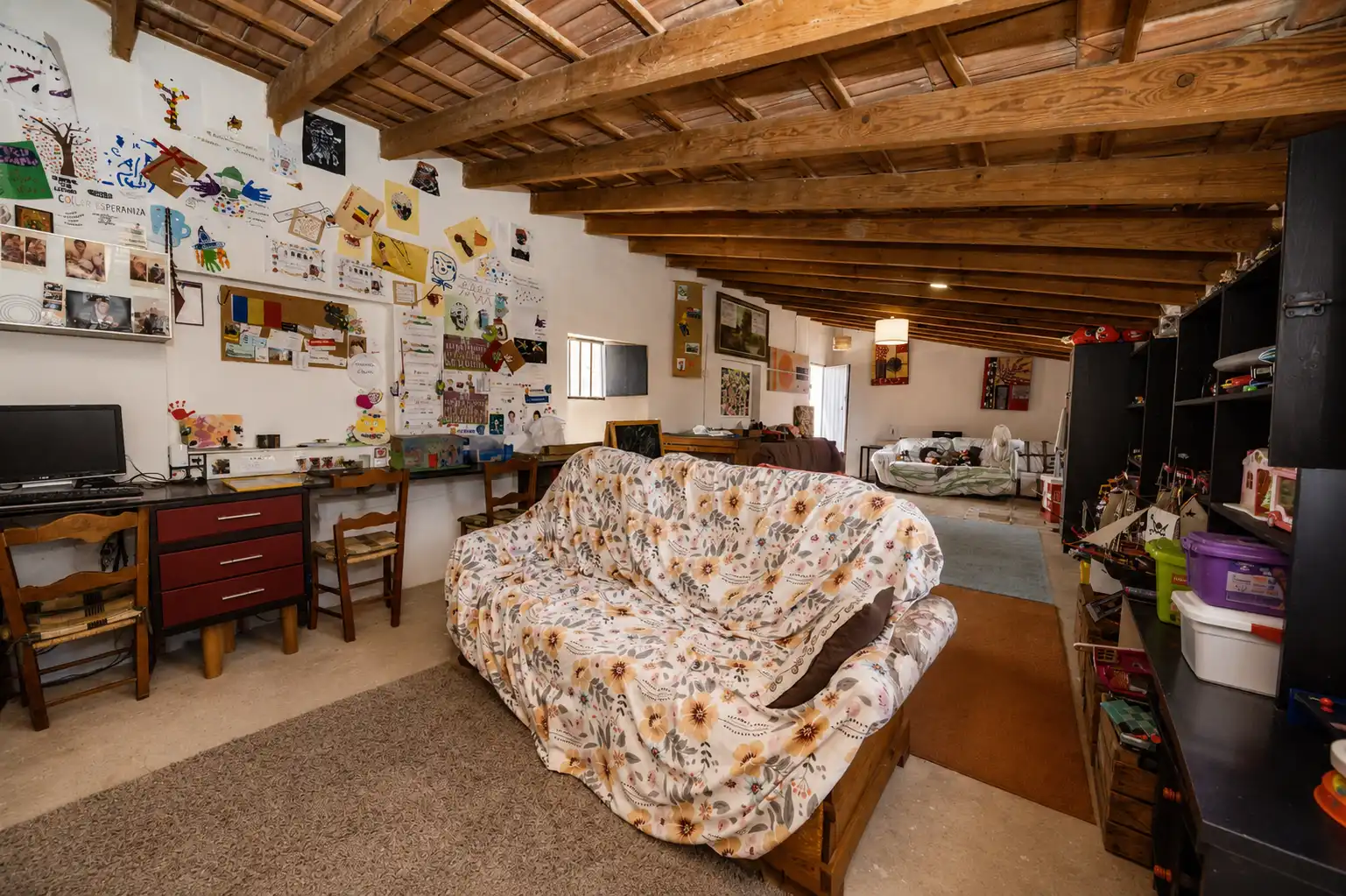 Sala d'estar de Casa adosada en venda en Pilar de la Horadada amb Aire condicionat, Jardí privat i Traster