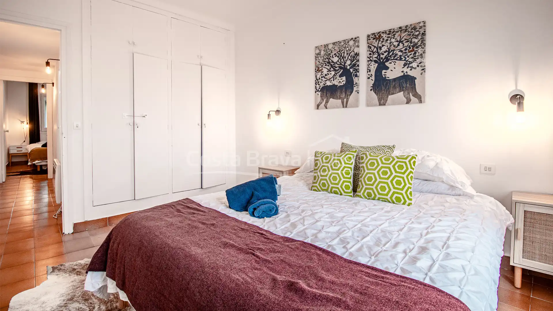 Schlafzimmer von Wohnungen zum Verkauf in Begur mit Heizung, Möbliert und Ofen