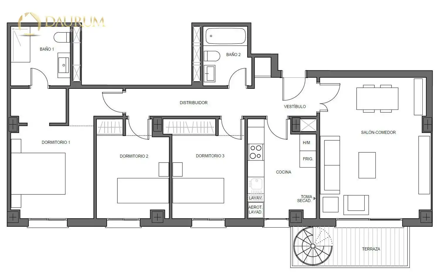 Ático en venta en Camas con Aire acondicionado, Calefacción y Terraza