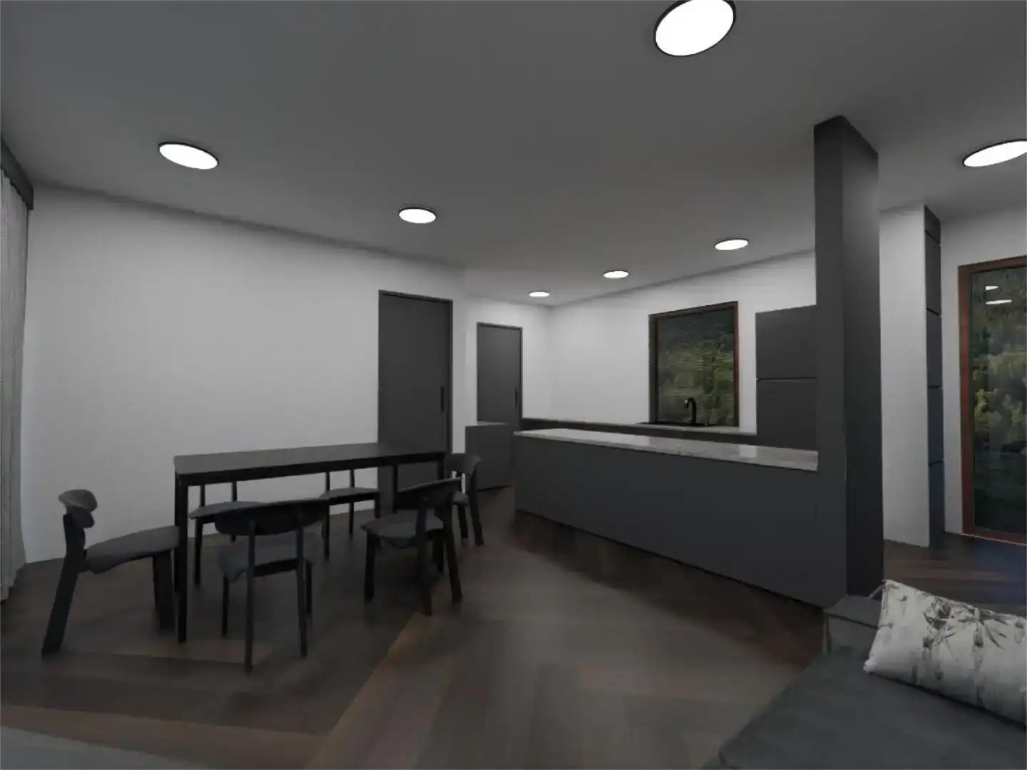Cocina de Casa o chalet en venta en Vinaròs con Aire acondicionado, Parquet y Amueblado