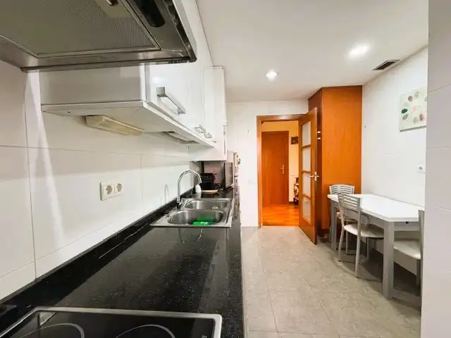 Kitchen of Flat for sale in Montgat  with Air Conditioner, Heating and Parquet flooring
