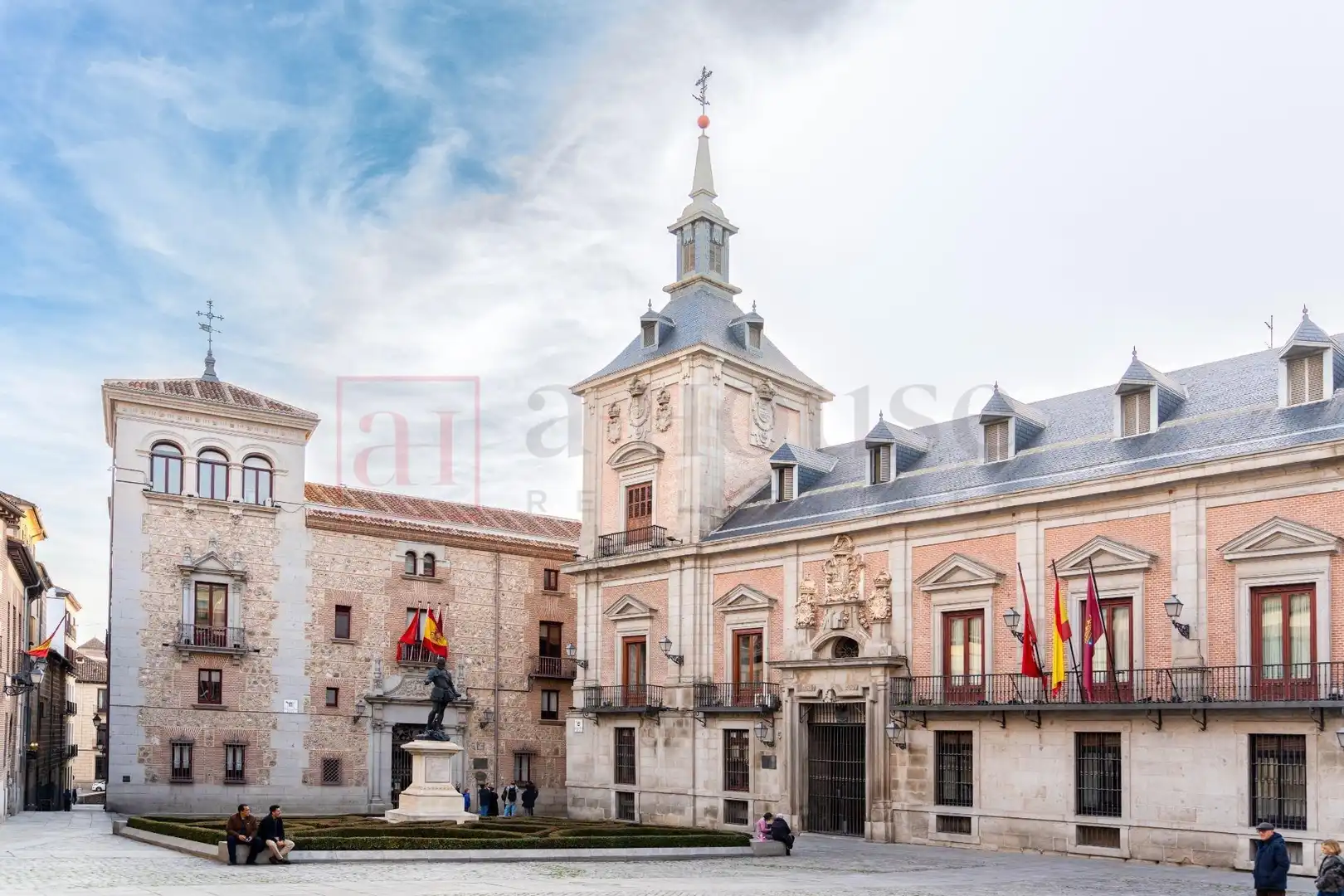 Vista exterior de Planta baja en venta en Madrid con Calefacción y Amueblado