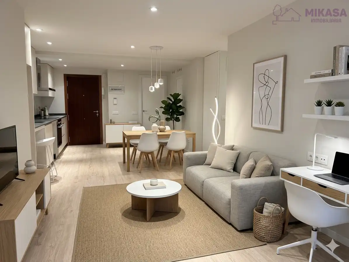 Sala de estar de Piso en venta en Móstoles con Terraza