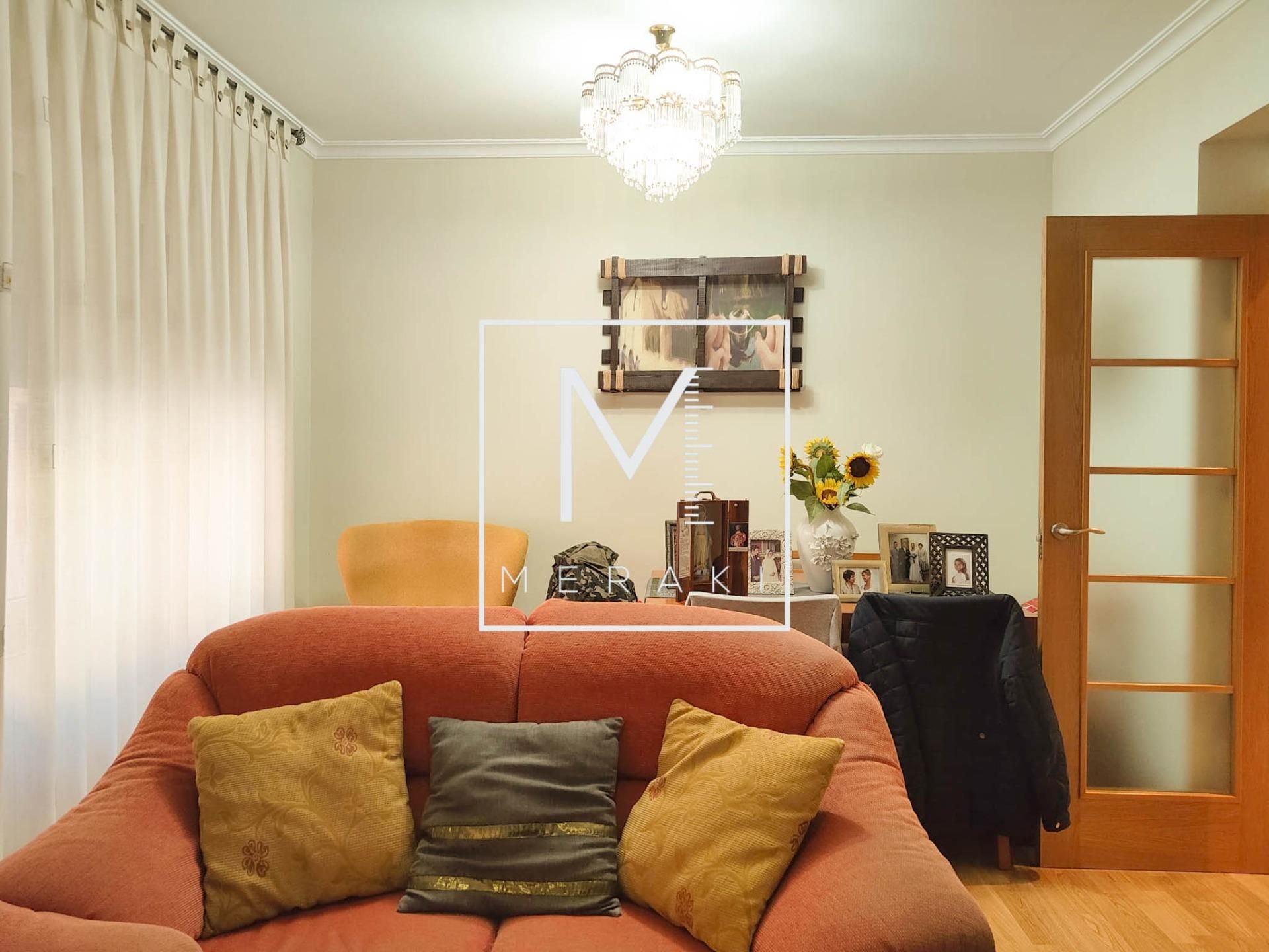 Living room of Flat for sale in  Albacete Capital  with Heating, Terrace and Storage room