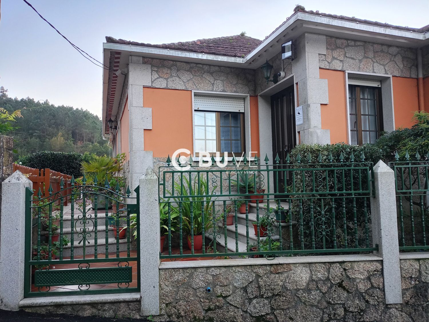 Exterior view of House or chalet for sale in Moraña  with Heating, Private garden and Parquet flooring