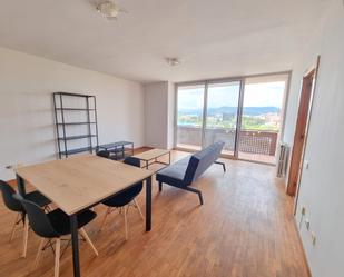 Sala d'estar de Pis de lloguer en Vic amb Parquet, Terrassa i Moblat