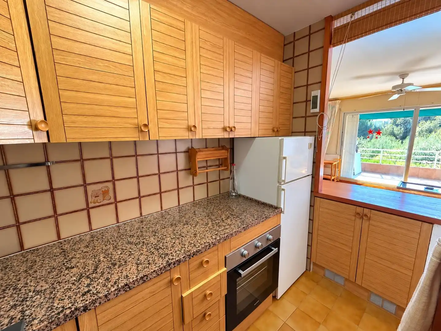 Cocina de Apartamento en venta en El Vendrell con Jardín privado, Terraza y Piscina